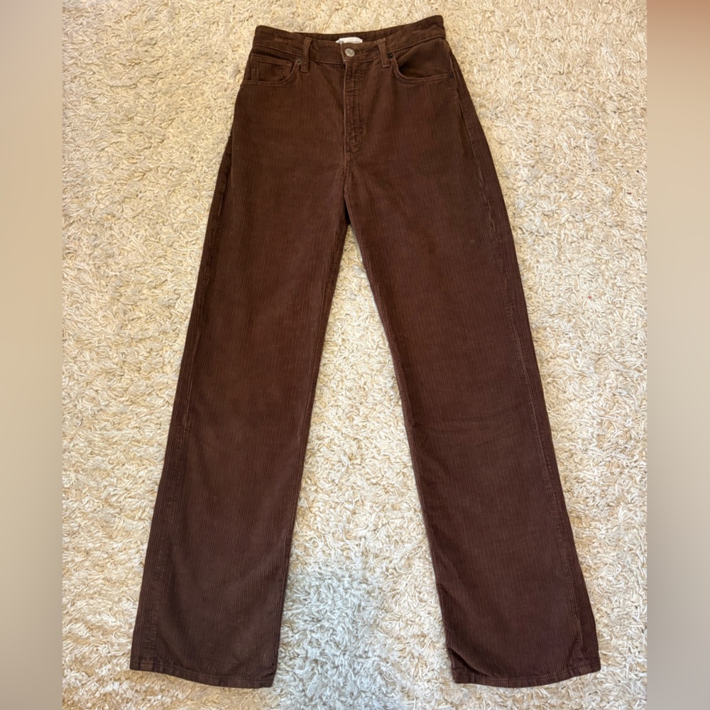 Zara Brown Corduroy Pants